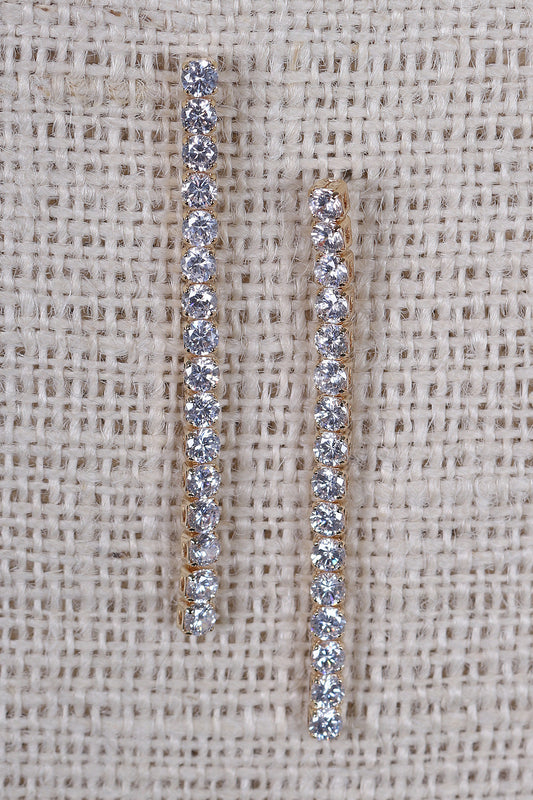 Cubic Zirconia Drop Earrings