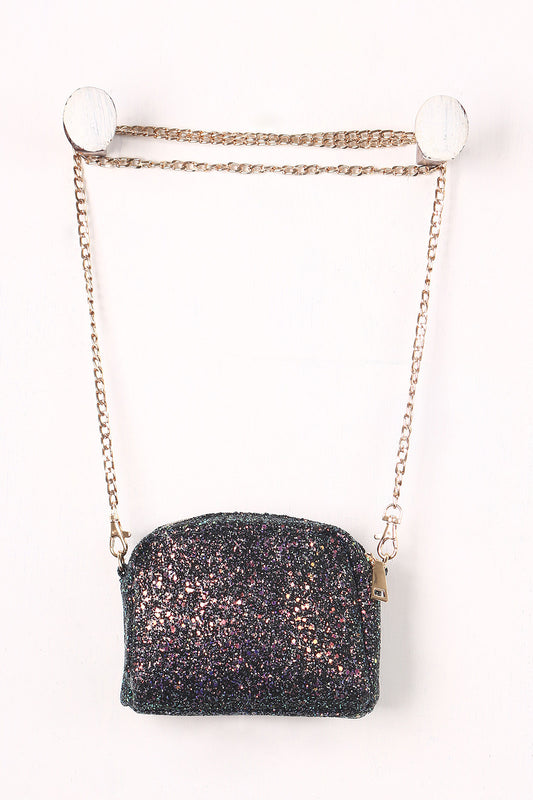 Glitter Encrusted Cross Body Mini Bag
