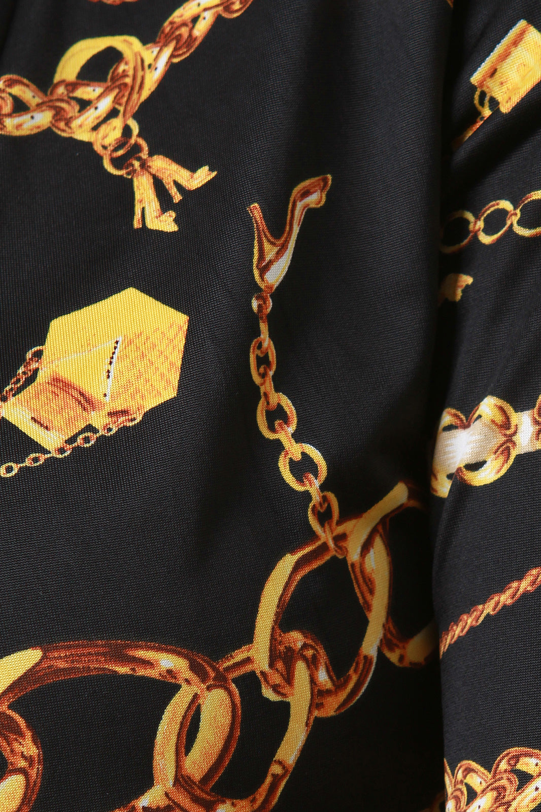 Chain Print Longline Cardigan with Leggings Set