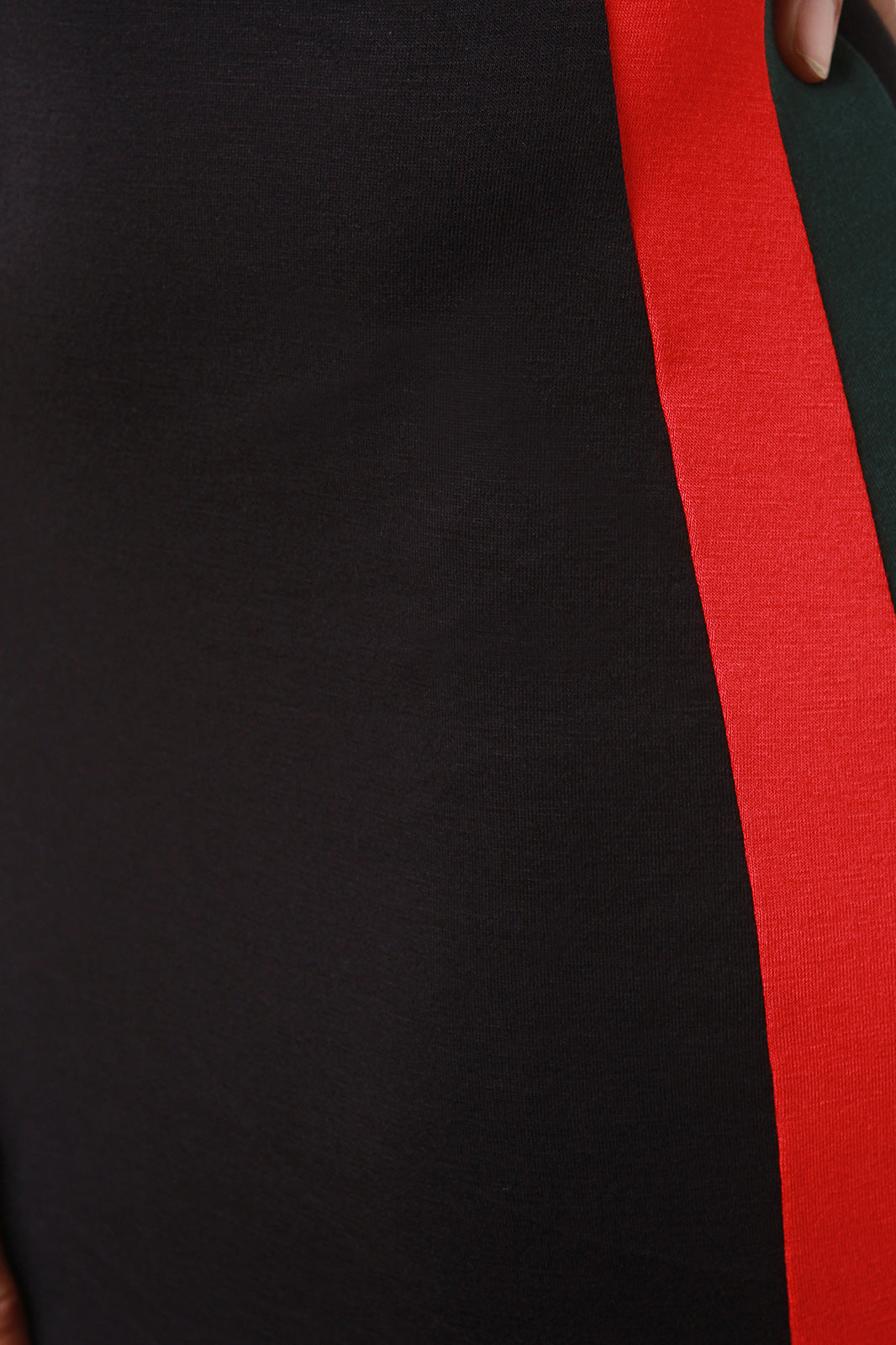 Jersey Knit Striped Bodycon Dress