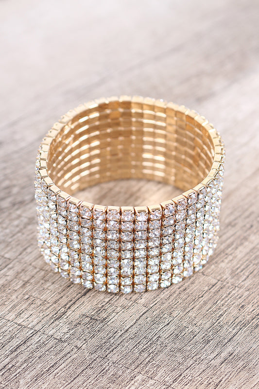 Rhinestone Cuff Bracelet