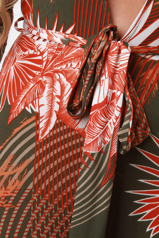 Floral Venechia Deep V-Neck Jumpsuit